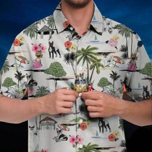 Rat Terrier Hawaiian Shirt Hawaii Beach Retro - Fanshubus