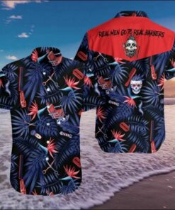 Real Men Go To Real Barbers Hawaiian Shirt- For men and women - Fanshubus