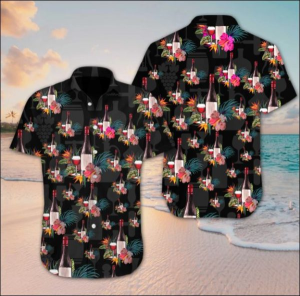 Red Wine Hawaiian Shirt | For Men &amp; Women | Adult |- For men and women - Fanshubus