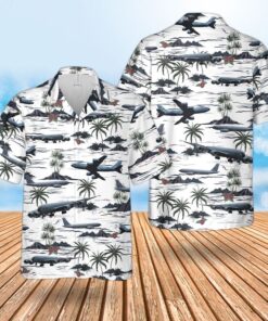 US Air Force Boeing KC-135R Hawaiian Shirt