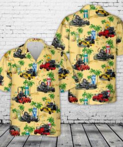 Zero Turn Lawnmower Hawaiian Shirt