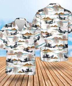 US Air Force Bell Boeing V-22 Osprey Hawaiian Shirt