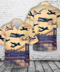 Lockheed C-130 "Fat Albert"  Blue Angels Hawaiian Shirt