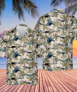 US Air Force McDonnell Douglas F-15 Eagle Hawaiian Shirt