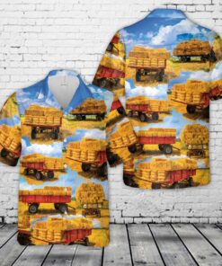 Hay Wagon Hawaiian Shirt