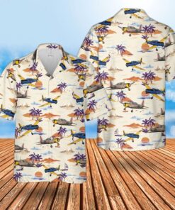 US Air Force Vultee BT-13 Valiant Hawaiian Shirt