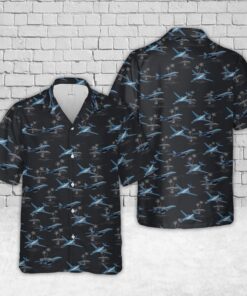 US Air Force Rockwell B-1 Lancer Hawaiian Shirt