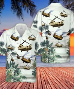 Army Boeing CH-47 Chinook Hawaiian Shirt