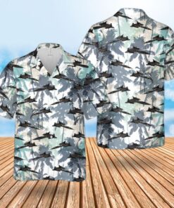 US Air Force Lockheed SR-71 Blackbird Hawaiian Shirt