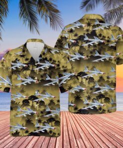 US Air Force Boeing B-52D Stratofortress Hawaiian Shirt