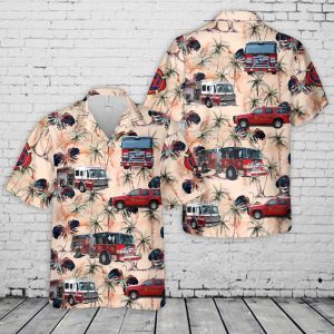 Seguin Fire Department Hawaiian Shirt