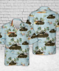 US Army M4 Thunderbolt VII Hawaiian Shirt