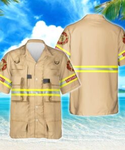 Retired Firefighter Hawaiian Shirt THH3196HW - For Men and Women Fanshubus