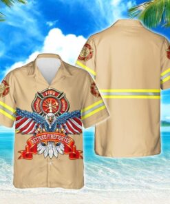 Retired Firefighter Hawaiian Shirt THH3196HWv1 - For Men and Women Fanshubus