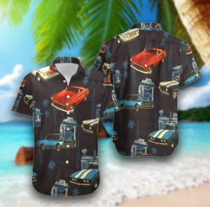 Retro Car Hawaiian Shirt- For men and women - Fanshubus