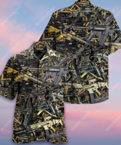 Rifles hawaiian shirt - For men and women - Fanshubus