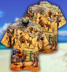 Rome Be A Warrior Hawaiian Shirt For Men Women- For men and women - Fanshubus