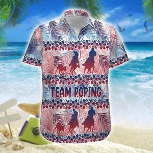 Roping Palm Leaves Hawaiian Shirt | For Men &amp; Women | Adult | Hw7412- For men and women