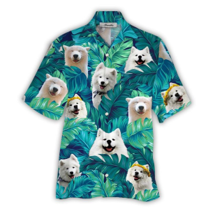 Samoyed Hawaiian Shirt For Men Women- For men and women - Fanshubus