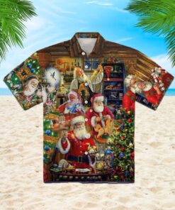 Santa Toys Factory Hawaiian Shirt