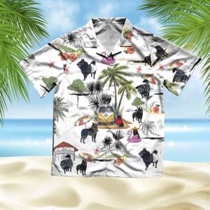 Schipperke Hawaiian Shirt Hawaii Beach Retro - Fanshubus