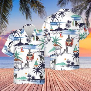 Schnauzer Peace on beach Hawaiian Shirt - For Men and Women Fanshubus