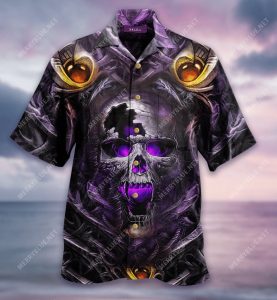 Screaming Skull Hawaiian Shirt- For men and women - Fanshubus