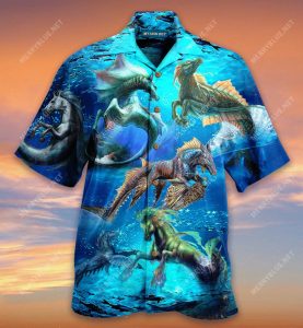 Seahorse Greek Mythology Hippocampus Hawaiian Shirt- For men and women - Fanshubus