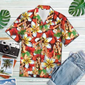 Sexy Girl Hawaiian Shirt - For Men and Women - Fanshubus
