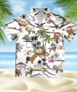 Shar-Pei Hawaiian Shirt Hawaii Beach Retro - Fanshubus