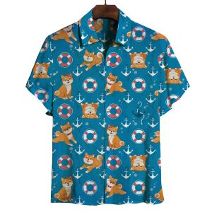 Shiba Inu - Hawaiian Shirt - For Men and Women - Fanshubus
