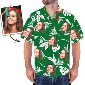Shirt Men's Hawaiian Shirt Green
