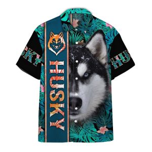 Siberian Huskey Hawaiian Shirt | For Men &amp; Women | Adult | Hw6654- For men and women