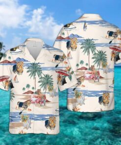 Silky Terrier Summer Beach Hawaiian Shirt - For Men and Women - Fanshubus