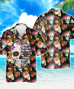 Skull. I Am The Storm Hawaiian Shirt - For Men and Women - Fanshubus