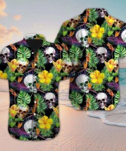 Skull Hawaiian Shirt- For men and women - Fanshubus