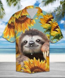 Sloth Hawaiian Shirt- For men and women - Fanshubus