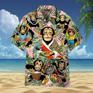 Smile Like A Monkey Hawaiian Shirt- For men and women - Fanshubus