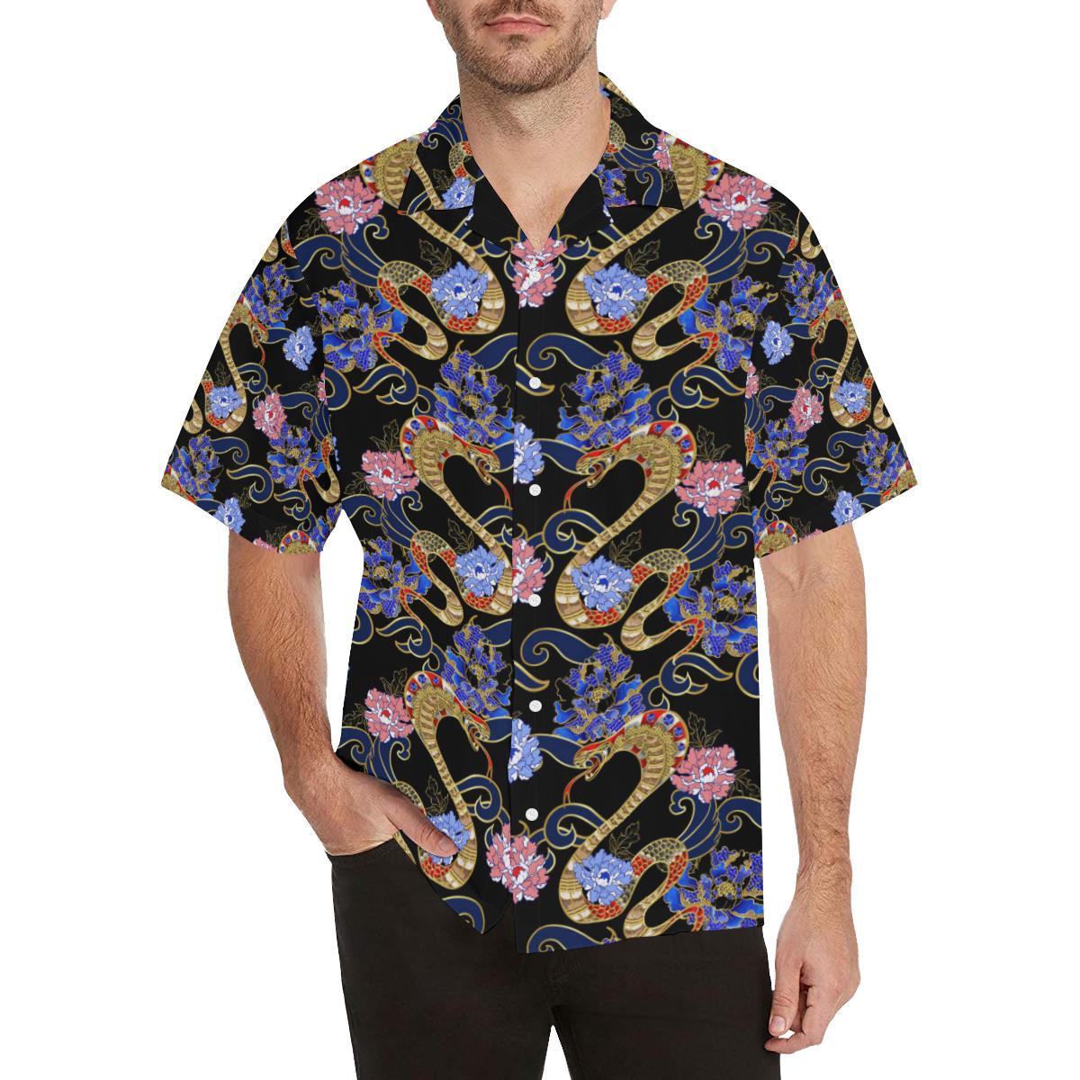 snake_flower_pattern_mens_all_over_print_hawaiian_shirt_6897.jpg