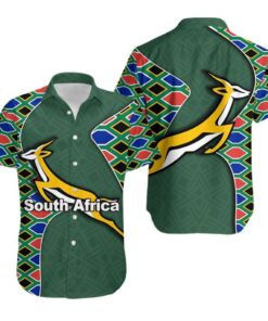 South Africa Springboks Hawaiian Shirt Style Th4- For men and women - Fanshubus