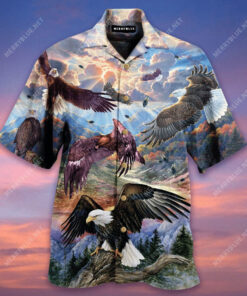 Spread Wings To The Sky Hawaiian Shirt- For men and women - Fanshubus