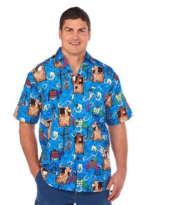 Stables Blue High Quality Hawaiian Shirt