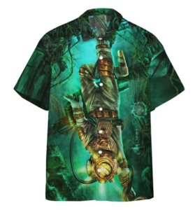 Steampuck Hawaiian Shirt- For men and women - Fanshubus