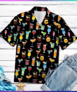 Summer Cocktails Hawaiian Shirt- For men and women - Fanshubus