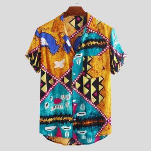 Summer Color Hawaiian Shirt   Unisex   Full Size   Adult   Colorful - Fanshubus