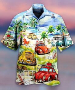 Surf Car Hawaiian Shirt - Fanshubus