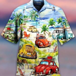 Surf Car Hawaiian Shirt - Fanshubus
