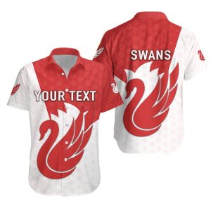 Sydney Hawaiian Shirt Swans - Fanshubus