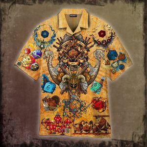 Take A Chance Roll The Dice Dnd Hawaiian Shirt- For men and women - Fanshubus