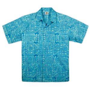 Tapa Rama Blue Nice Design Hawaiian Shirt- For men and women - Fanshubus